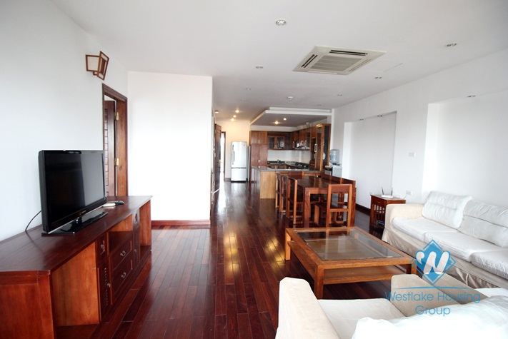 Brandnew and spacious, high floor apartment for rent in Tay Ho